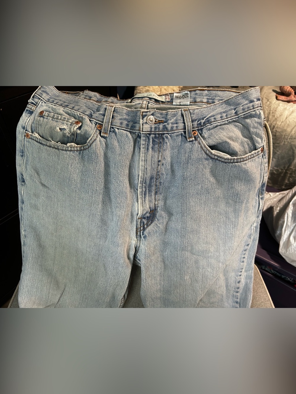 Men's Levi’s Blue Denim Jeans - Classic Fit